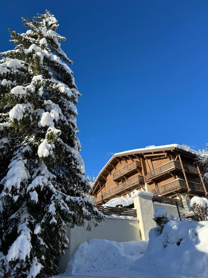 Chalet Le Repaire Proche Piste Megeve Bagian luar foto